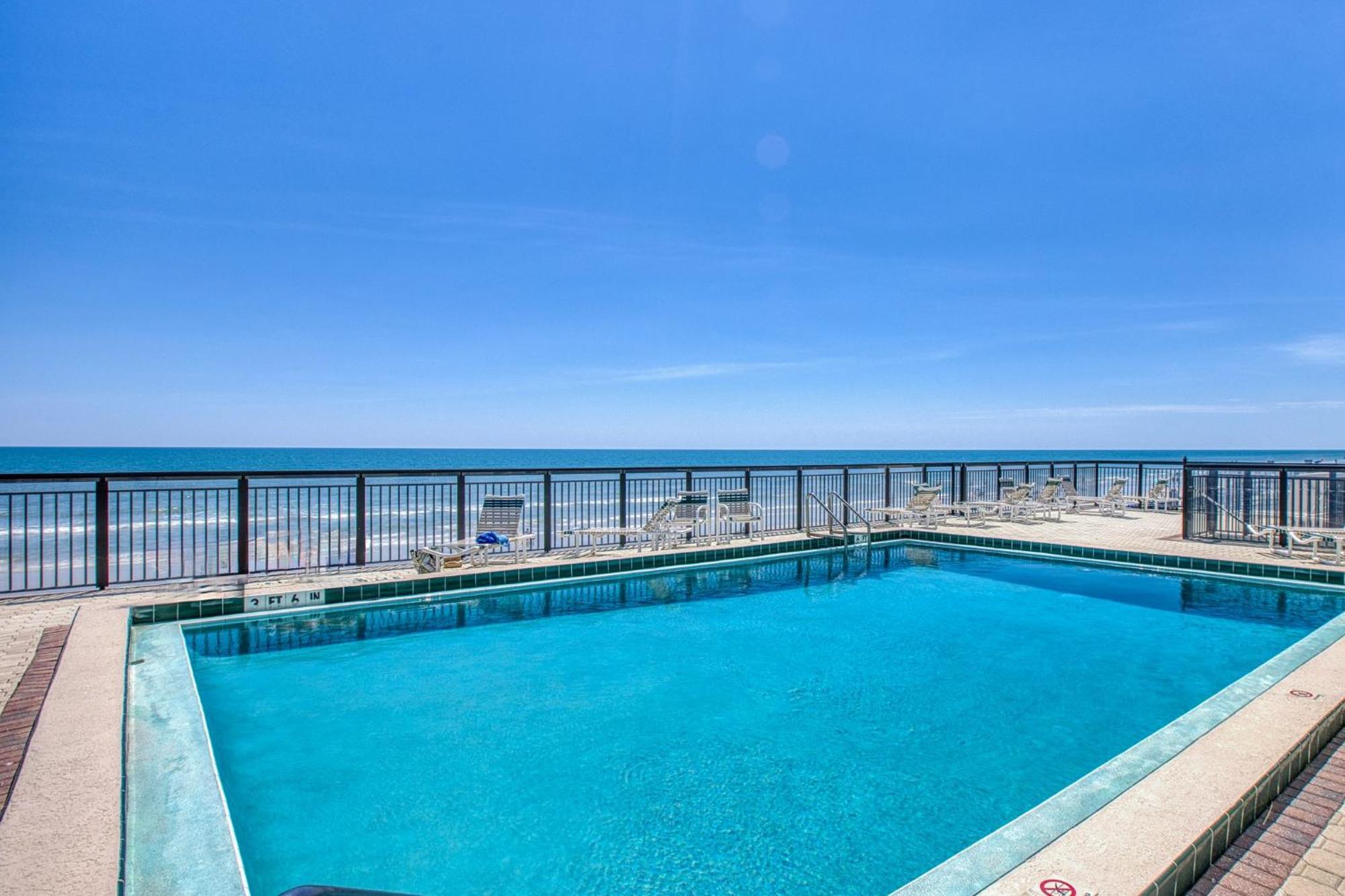 Ocean View With A Beachfront Pool At Ocean Trillium Condo ~ 702 New Smyrna Beach Exterior photo